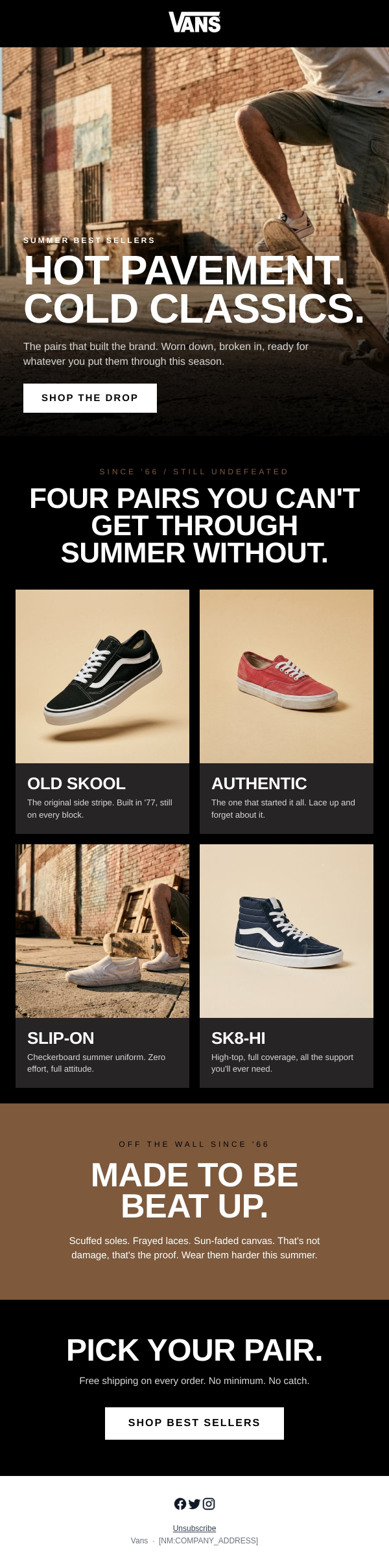 Mock email — Luxe collection